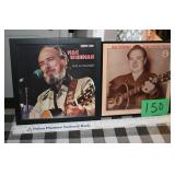 Framed Mac Wiseman Albums