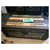 small chest w/ vintage books