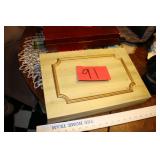 Gold plated stainless steel silverware set