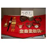 Decorative watches and cuffs