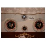 Bella Casa by Ganz Rooster Plates