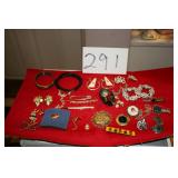 Costume jewelry -Bracelets, earrings, pins