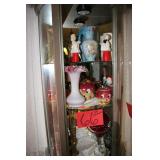 Small figurines, vases and tea set
