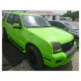 2008 MERCURY MOUNTAINEER--NO KEY--COLD A/C