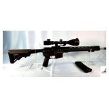 TENNESSEE ARMS CO. MODEL 15 RIFLE - MULTI-CAL 5.56X45 - TACTICAL STYLE PISTOL GRIP- STOCK ADJUSTS OUT - 3-9X56 BUTLER CREEK SCOPE - SEMI-AUTO - STAINLESS BARREL - MUZZLE BREAK - SUPRESSOR - PMAG 30 CL