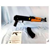 CENTURY INTERNATIONAL ARMS PISTOL - 7.62X39 CAL - TACTICAL DEFENSE - SEMI-AUTO - WOOD FOREARM & BARREL - ELEVATION SIGHT - 30 ROUND CLIP - NEW IN BOX - S/N 22 DG-5624
