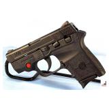 SMITH AND WESSON M&P BODYGUARD PISTOL – 380 CAL. - SEMI-AUTO – CRIMSON TRACE LASER SIGHT – WORKING – MINT CONDITION – S/N KJA6326