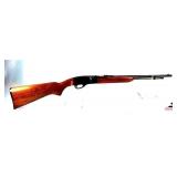 REMINGTON 552 SPEEDMASTER RIFLE - .22 CAL. - SEMI-AUTO - DEEP FINISH STOCK SHOWS CARRY WEAR WITH MINOR PECKS AND RUBS - FOREARM SHOWS FINISH SCRATCHES AND RUBS - RECEIVER DEEP BLUE COLOR WITH MINOR SC