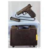 ROCK ISLAND STK100 PISTOL - .9MM CAL - SEMI-AUTO - 2 CLIPS WITH PLASTIC CASE - MINT CONDITION - S/N RIA2461685