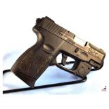 TAURUS G2C PISTOL – 9MM – SEMI-AUTO – ARMA LASER TR23 - BELT CARRY ATTACHMENT – LIGHT CARRY AND HOLSTER WEAR – S/N ACD735843