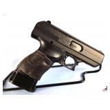 HI-POINT C9 PISTOL – 9MM LUGER - SEMI-AUTO – BLACK OVER BLACK – RUBBER HI-POINT GRIP BAND – MINT CONDITION – S/N P10090796