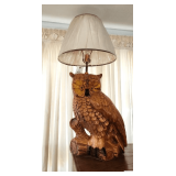CERAMIC OWL LAMP
