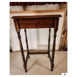 LAMP STAND- 18" X 14.5" X 30"- CHIPPED ON TOP