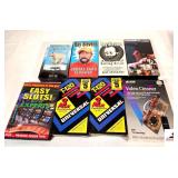 (2) RAY STEVENS VIDEO CLASSICS- GHOST BEAR- COUNTRY MUSIC MONTHLY VIDEO- VIDEO CLEANER- 9 COUNTRY MUSIC SINGERS- EASY SLOTS WITH THE EXPERTS- 6 VHS TAPES(BLANK, NEW)