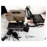 RADIO SHACK SCANNER/CB RADIO- METAL STORAGE BOX