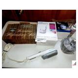 PHILLIPS RESPIRONICS AEROSOL DELIVERY SYSTEM- NEW IN BOX- SILICIA GER DEHUMIDIFIER- FURNITURE REFINISHING KIT- PARTIALLY USED- FREEZER FROST REMOVER- STEAM BUDDY HAND STEAMER