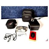 MINOLTA FREEDOM ZOOM 70 CAMERA - AMBICO CARRYING CASE - POLAROID WITH CASE - POLAROID EXPOSURE METER PR-22