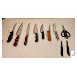 KNIFE COLLECTION - MEAT SCISSORS - PARING KNIFES