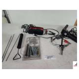 TIMING LIGHT- STEERING WHEEL PULLEY PULLER- AIR GUN- SHOEMAKER- BATTERY CHARGER- 6V-12V- 3AMP- WHEEL PULLER