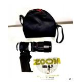SUN AUTO ZOOM LENS F: 4.8- 85-210MM- SINGLE LENS IN BAG WITH BOOK