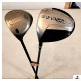 (3) GOLF CLUBS- (1) ACUITY VOLTAGE  DRIVER #1- UNIFLEX GRAPHITE SHAFT- (1)CALLOWAY BIG BERTHA DRIVER- 11 DEGREES- GRAPHITE SHAFT- (1)