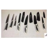 SMART HOME KNIFE SET WITH BLADE COVERS (7 KNIVES TOTAL)