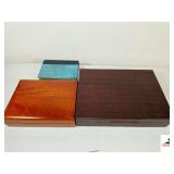 WALNUT DRESSER BOX- SILVERWARE BOX-