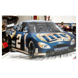 2002 RUSTY WALLACE MILLER LITE 3D ILLUMINATED WALL SIGN