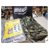 CUMMINS 10 X 20 POLYETHYLENE TARPAULIN- NEW- MOROSO COVER- CAMO TARP
