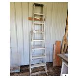ALUMINIUM LADDER - 8 FT. MD. 928 TYPE II COMMERCIAL WWT. LB. DUTY RATING