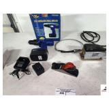 POWER PROCRAFT 18V CORDLESS DRILL WITH CHARGER- STANLEY ADJUSTABLE BLOCK PLANE WOODWORKING TOOL