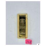 VINTAGE GOLD BAR SHAPED LIGHTER (BUTANE) - FINE GOLD 999.9 - 1000 GRAMS- DOESN
