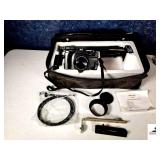 BENZ GANT  HELIOFLEX 3000T CAMERA -50 MILLIMETER - PANORAMIC - NEW COLOR LENS - 1:63L - SERIES 98761 - WITH BAG - TRIPOD - FLASH ATTACHMENT - BOOK - USED LIGHT