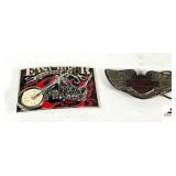 EASY-RIDER CHOPPER BELT BUCKLE - HARLEY-DAVIDSON MOTORCYCLES BELT BUCKLE - MARKED I-38