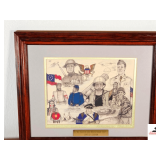 MILITARY PRINT "WE KISSED THE BOY