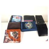 (7) NEW & USED BILLFOLDS/MONEY CLIP - CAMO CLOTH & LEATHER