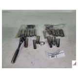 CRAFTSMAN DEEP WELL SOCKET SET- EXTENSION- SPARK PLUG SOCKETS- EXTRA SOCKETS