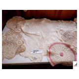 COCHET ROUND TABLE CLOTH - NUMEROUS COCHET DOLLIES -