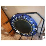 URBAN REBOUNDING MINI INDOOR TRAMPOLINE- WITH JUMP BAR- 41" DIAMETER