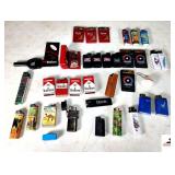 CIGARETTE LIGHTER COLLECTION -MARBORO - WINSTON - CAMBEL - BUTANE - MISC.