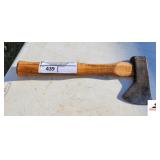VINTAGE NORLUNB HATCET - HANDLE BEEN REPLACED - HEAD SHOWS WEAR  - BLADE BEEN SHARPENED