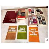 COLLECTION OF INFORMATIONAL BOOKS AMVETS MEMBER DIRECTORY 1997_x000d_
RETIRE A MILLIONAIRE_x000d_
DOW 40,000_x000d_
HOW TO BEAR PROOF YOUR PORTFOLIO_x000d_
READER