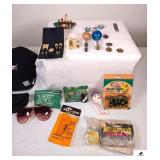 GOLF REPAIR SPIKES - TOOLS - TWIST DRILL - PICTURE FRAME - - MINITURE DRILL BITS - GOLD COLOR DIVIT REPAIR & GOLF TEES - TENNESSEE SUNGLASSES - SOFTSPIKES - NIKE GOLF CAP