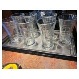 8 ï¿½ heavy Coca-Cola glasses