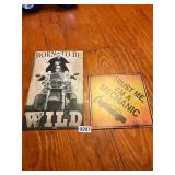 Born to be wild mechanic signs ï¿½ metal
