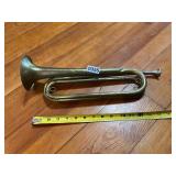 Brass trumpet decor