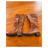 Easy spirit 8.5 brown leather boots