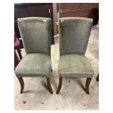 2- nice gray sitting chairs