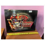 Harley Davidson no boundaries metal sign