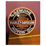 Harley Davidson motor oil ï¿½ metal sign